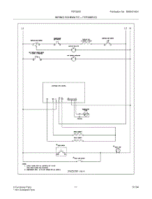 11 - Wiring Schematic parts for Frigidaire Range FEF336BCF from AppliancePartsPros.com