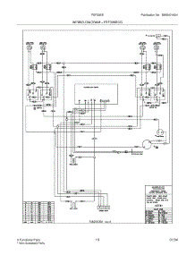 13 - Wiring Diagram parts for Frigidaire Range FEF336BCF from AppliancePartsPros.com