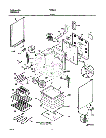 05 - Body parts for Frigidaire Range FEFB68CSB from AppliancePartsPros.com