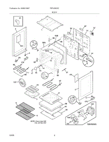 05 - Body parts for Frigidaire Range FEFL58GSC from AppliancePartsPros.com