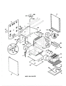 Body parts for Frigidaire Range FEF365CGTA from AppliancePartsPros.com