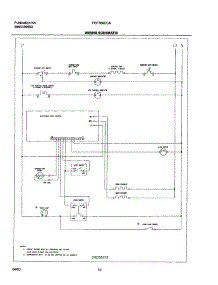 10 - Wiring Schematic parts for Frigidaire Range FEF366CCA from AppliancePartsPros.com
