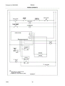 10 - Wiring Schematic parts for Frigidaire Range FEF366CSC from AppliancePartsPros.com