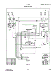 13 - Wiring Diagram parts for Frigidaire Range FEF366DBH from AppliancePartsPros.com