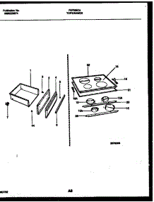 05 - Cooktop And Drawer Parts parts for Frigidaire Range FEF368CASB from AppliancePartsPros.com