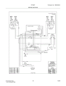 11 - Wiring Diagram parts for Frigidaire Range FEF352FBB from AppliancePartsPros.com