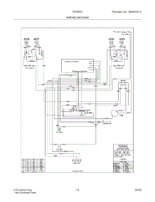 13 - Wiring Diagram parts for Frigidaire Range FEF355DSD from AppliancePartsPros.com
