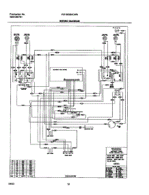10 - Wiring Diagram parts for Frigidaire Range FEF365BXCWA from AppliancePartsPros.com
