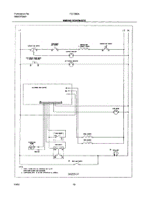 10 - Wiring Schematic parts for Frigidaire Range FEF366ABE from AppliancePartsPros.com