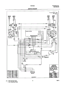 11 - Wiring Diagram parts for Frigidaire Range FEF366AWG from AppliancePartsPros.com