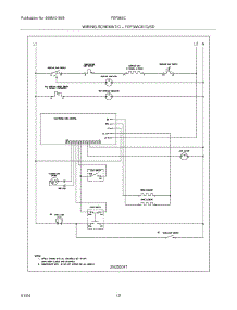 10 - Wiring Schematic parts for Frigidaire Range FEF366CBD from AppliancePartsPros.com