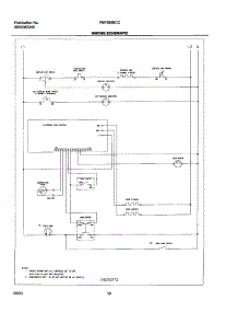 10 - Wiring Schematic parts for Frigidaire Range FEF366BCC from AppliancePartsPros.com