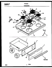 05 - Cooktop And Drawer Parts parts for Frigidaire Range FEF350SADB from AppliancePartsPros.com