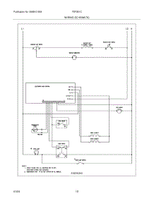 10 - Wiring Schematic parts for Frigidaire Range FEF351CUA from AppliancePartsPros.com