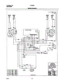 10 - Wiring Diagram parts for Frigidaire Range FEF352ASC from AppliancePartsPros.com