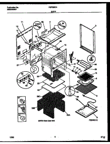 03 - Body Parts parts for Frigidaire Range FEF352CATB from AppliancePartsPros.com