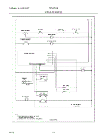 10 - Wiring Schematic parts for Frigidaire Range FEFL67DCG from AppliancePartsPros.com