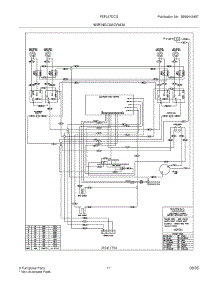 11 - Wiring Diagram parts for Frigidaire Range FEFL67DCG from AppliancePartsPros.com