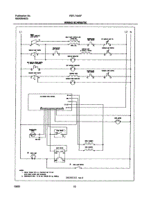 10 - Wiring Schematic parts for Frigidaire Range FEFL74ASF from AppliancePartsPros.com