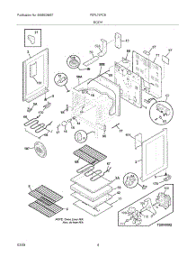 05 - Body parts for Frigidaire Range FEFL79FCB from AppliancePartsPros.com
