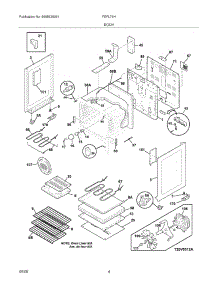 05 - Body parts for Frigidaire Range FEFL79HQB from AppliancePartsPros.com
