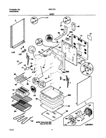 05 - Body parts for Frigidaire Range FEFL77ASE from AppliancePartsPros.com