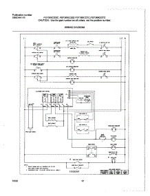 12 - Wiring Diagram parts for Frigidaire Range FEF369CGSD from AppliancePartsPros.com