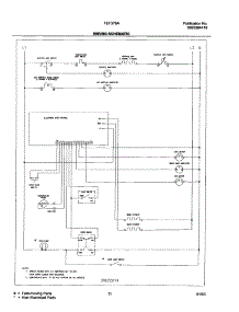 11 - Wiring Schematic parts for Frigidaire Range FEF376ASH from AppliancePartsPros.com
