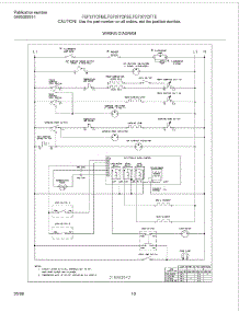 10 - Wiring Diagram parts for Frigidaire Range FEF377CFTE from AppliancePartsPros.com