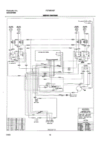 10 - Wiring Diagram parts for Frigidaire Range FEF365ASF from AppliancePartsPros.com