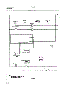 10 - Wiring Schematic parts for Frigidaire Range FEF365ASG from AppliancePartsPros.com