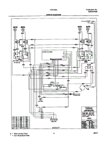 11 - Wiring Diagram parts for Frigidaire Range FEF365ASG from AppliancePartsPros.com