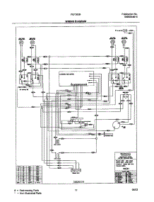 11 - Wiring Diagram parts for Frigidaire Range FEF365BWD from AppliancePartsPros.com