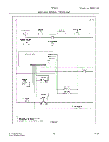 11 - Wiring Schematic parts for Frigidaire Range FEF365BWF from AppliancePartsPros.com