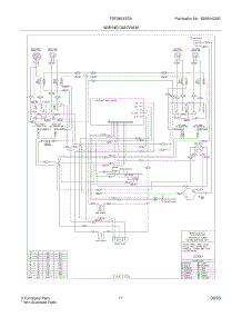 11 - Wiring Diagram parts for Frigidaire Range FEF365XESA from AppliancePartsPros.com