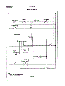 10 - Wiring Schematic parts for Frigidaire Range FEF366CCB from AppliancePartsPros.com