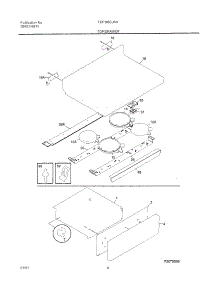 09 - Top / Drawer parts for Frigidaire Range FEF366CJSA from AppliancePartsPros.com