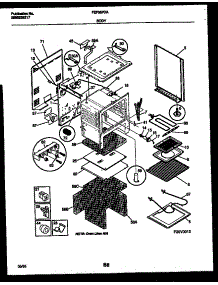 03 - Body Parts parts for Frigidaire Range FEF367CABA from AppliancePartsPros.com
