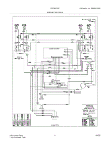 11 - Wiring Diagram parts for Frigidaire Range FEF366DSF from AppliancePartsPros.com