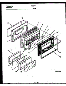 06 - Door Parts parts for Frigidaire Range FEF367CASB from AppliancePartsPros.com