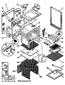 Body parts for Frigidaire Range FEF367CA from AppliancePartsPros.com