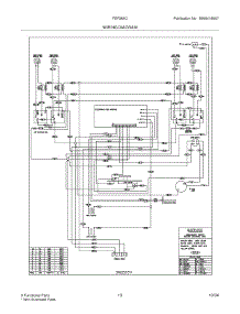 11 - Wiring Diagram parts for Frigidaire Range FEF366CSG from AppliancePartsPros.com