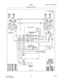 13 - Wiring Diagram parts for Frigidaire Range FEF366DSE from AppliancePartsPros.com