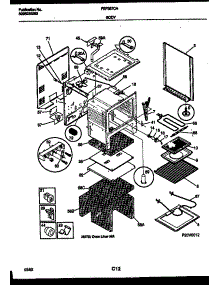 03 - Body Parts parts for Frigidaire Range FEF367CATA from AppliancePartsPros.com