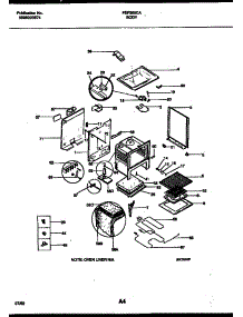 03 - Body Parts parts for Frigidaire Range FEF368CASA from AppliancePartsPros.com