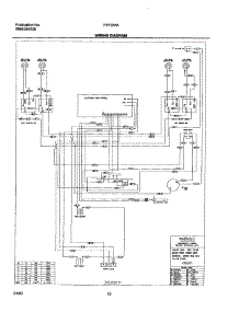 10 - Wiring Diagram parts for Frigidaire Range FEF355ASF from AppliancePartsPros.com