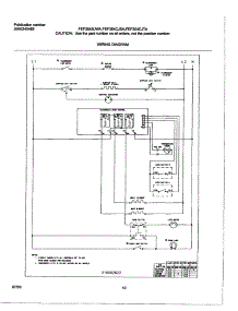 10 - Wiring Diagram parts for Frigidaire Range FEF354CJSA from AppliancePartsPros.com