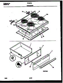 05 - Cooktop And Broiler Drawer Parts parts for Frigidaire Range FEF357BADA from AppliancePartsPros.com