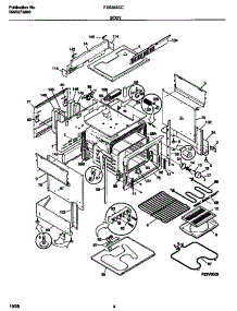 03 - Body parts for Frigidaire Range FES353CCD2 from AppliancePartsPros.com