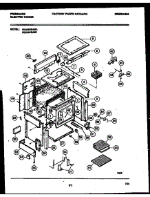 05 - Body Parts parts for Frigidaire Range FES354BAB1 from AppliancePartsPros.com